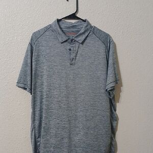 Make Offer Hawke & Co Gray Polo Shirt with Soft Fabric and Classic Design